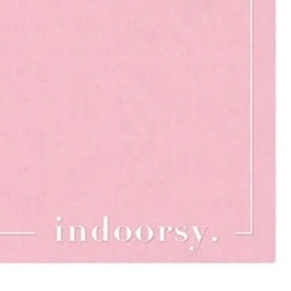 NWT Slant Gift Boxed "Indoorsy" Pink Tea Towel | Extra Large 20" W x 27.5" L 🎁 - Picture 2 of 4